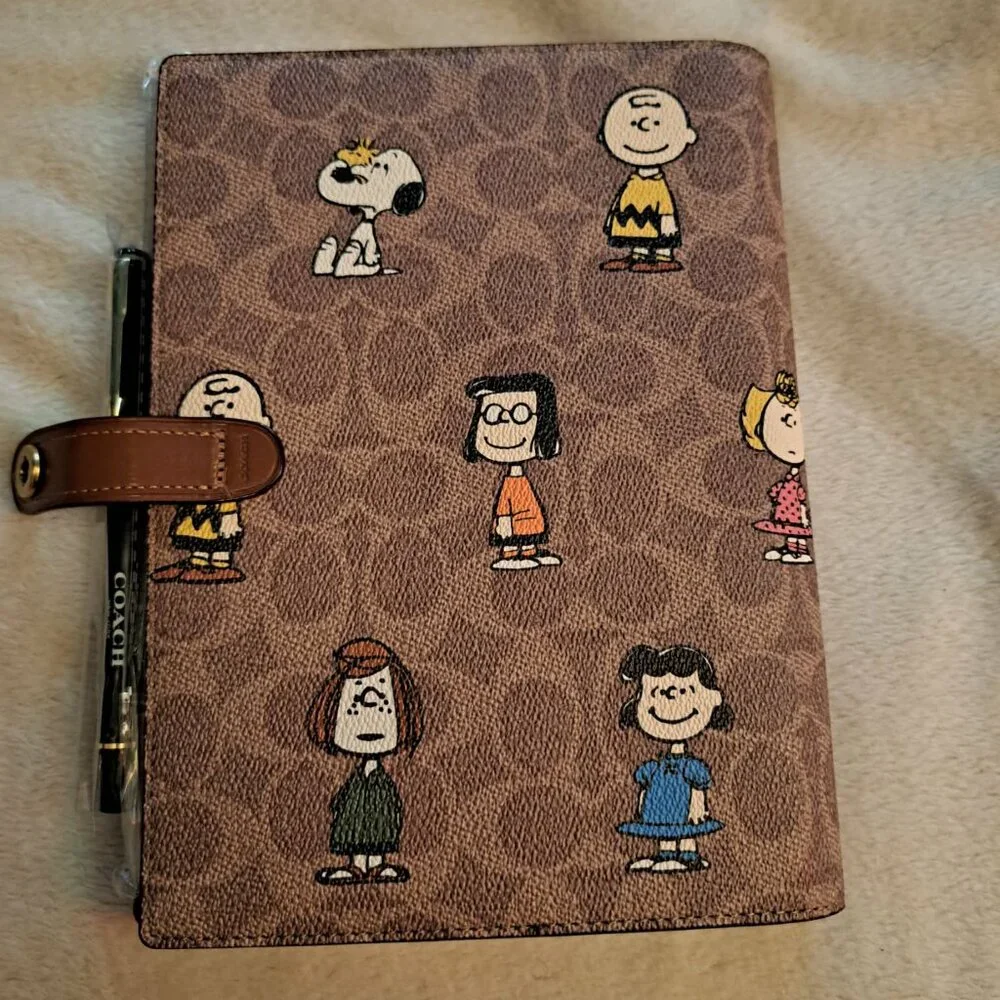 Rare Coach x Peanuts (Coach Outlet exclusive) notebook set (A5 size) - Picture 4 of 4